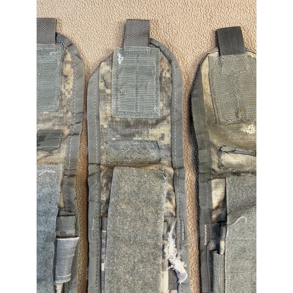 Set of 4 MOLLE Triple Magazine Pouch Dump Pouch Army Digital Camo - Picture 5 of 8